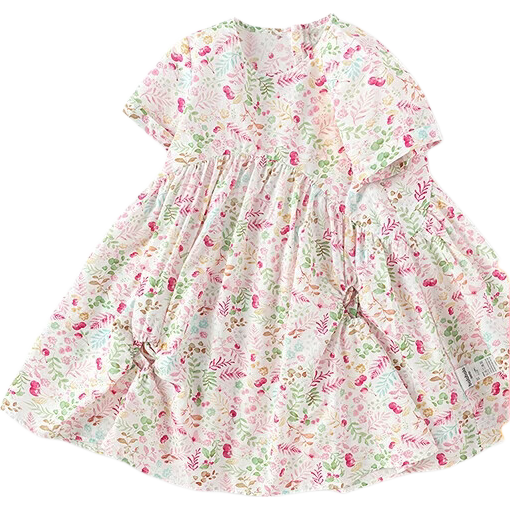 Balabala Kids Dress Girls Large Hem Skirt Summer 2025 Mall Edition 201225111004