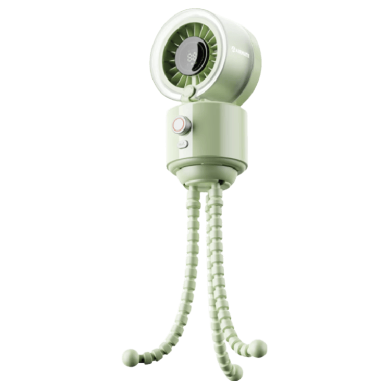 AIRMATE Mini Portable Octopus Mist Fan with 100-Speed Oscillation, Rechargeable, Energy-Saving, Quiet, Long Battery Life for Bedroom, Baby Stroller, Dormitory, Outdoor H2O-D1B