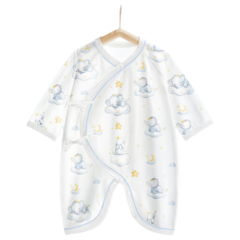 AIBEDILA Baby Romper Summer Newborn Clothing Infant Homewear Butterfly Suit Size 59