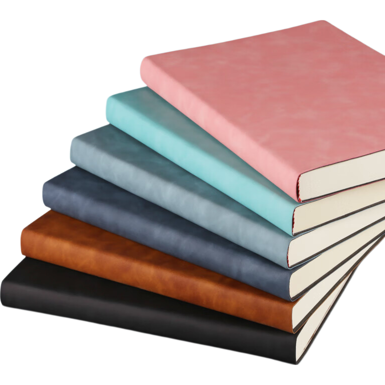 XYBP Notebook, Business Thickened, 400 Pages, A4 Large Size, Stationery, Soft Cover Diary, for College Students And Postgraduate Exam Preparation (Blue)