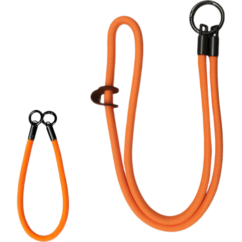 Smorss DJI Pocket 3 Lanyard Crossbody Strap Wrist Strap Anti-Drop Retractable Safety Protection Rope Orange Accessories for Osmo Pocket 3 Camera