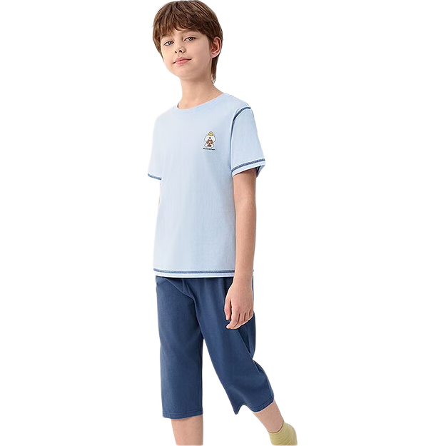 BALABALA Kids Pajama Set Boys and Girls Homewear Air Conditioning Summer Style [miiiiichan IP] 209225171208