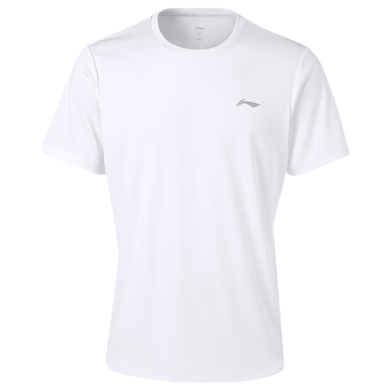 LI-NING Quick-Dry Technology Lightweight Breathable Men's Short Sleeve Gym Running Ice Silk Casual Versatile Sports T-Shirt