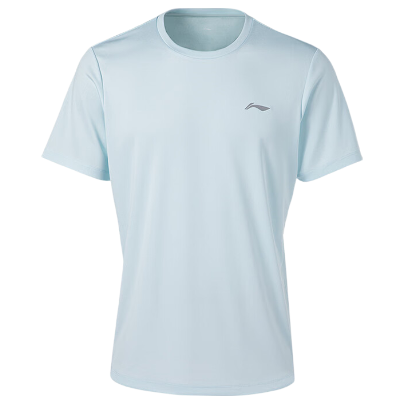 LI-NING Quick-Dry Technology Lightweight Breathable Men's Short Sleeve Gym Running Ice Silk Casual Versatile Sports T-Shirt