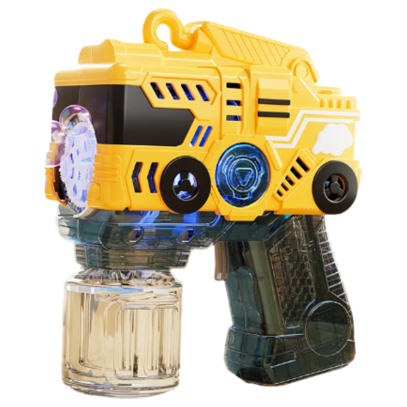 Mabao Twin Children's Bubble Machine Multi-Hole Bubble Gun Toy Small Steel Cannon Fully Automatic Electric Leak-Proof Birthday Gift for Boys and Girls