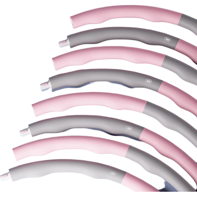 Mdikawe Detachable Soft Hula Hoop Weight Loss Slimming Silent Fitness Hoop for Adults Men and Women
