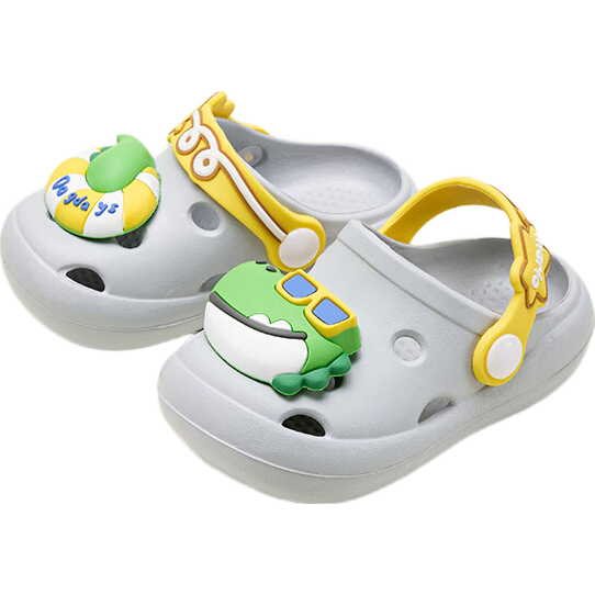 Cheerful Mario Crocodile Kids Summer Slippers Boys Clogs Non-Slip Indoor Bath Toddler Sandals Baby Beach Shoes