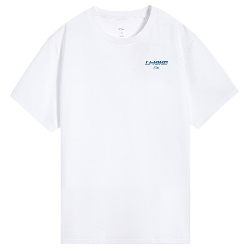 LI-NING Summer Lightweight Breathable Sports T-Shirt Men Fashion Casual Versatile Comfortable Short Sleeve Running Fitness Top