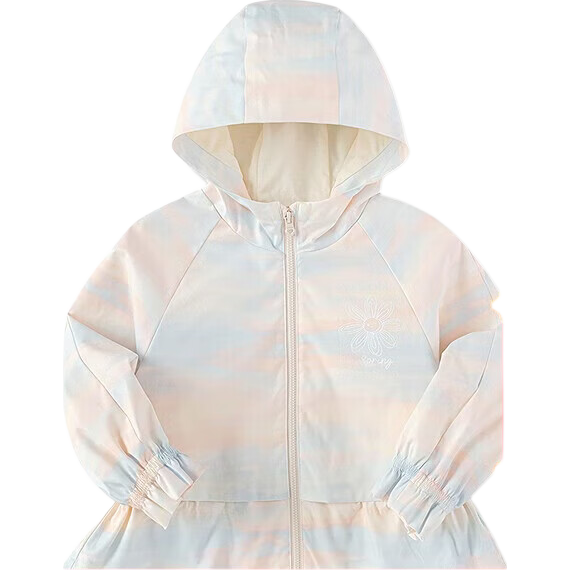 BALABALA Girls' Soft Shell Jacket, Faux Two-Piece Hooded Coat, Spring 2025 Collection [Same As In-Store], 201125105012