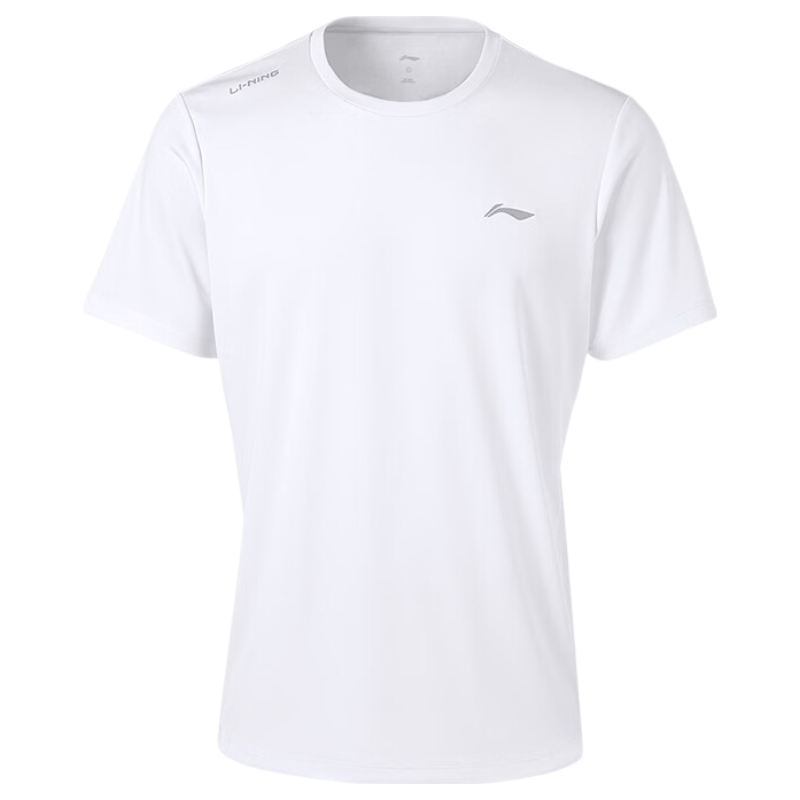 LI-NING Moisture-Wicking Quick-Dry Breathable Sports T-Shirt Comfortable Professional Running Short Sleeve Men's Simple Casual Versatile Tee