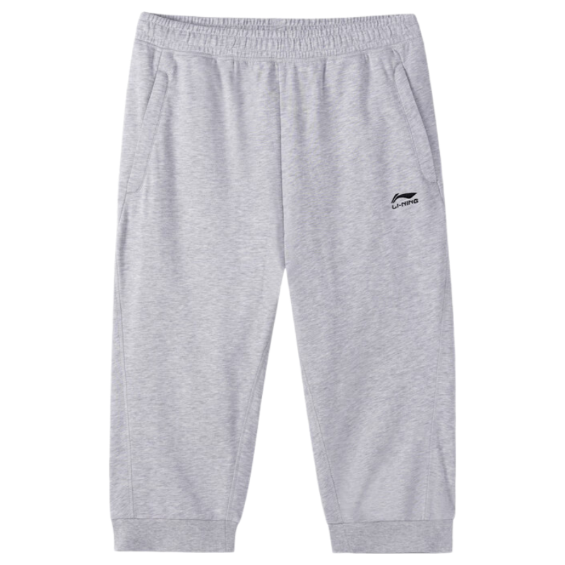 LI-NING Men's 3/4 Length Summer Lightweight Breathable Fitness Training Sports Shorts Casual Classic Versatile Pants