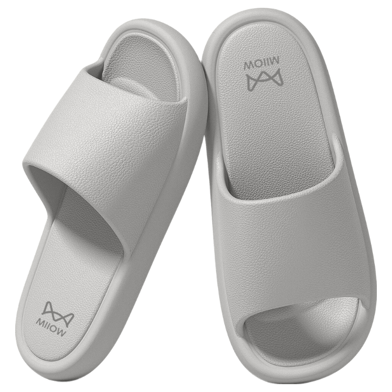 Miiow Men's Summer 2026 New Home Bathroom Non-Slip EVA Silent Slippers Women's Gray Size 43-44