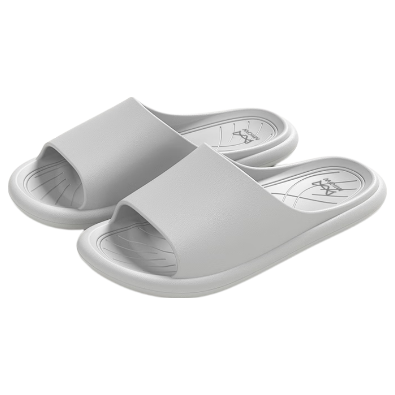 Miiow Men's Summer 2026 New Indoor Home Bathroom Non-Slip EVA Slippers Women's Gray Size 43-44