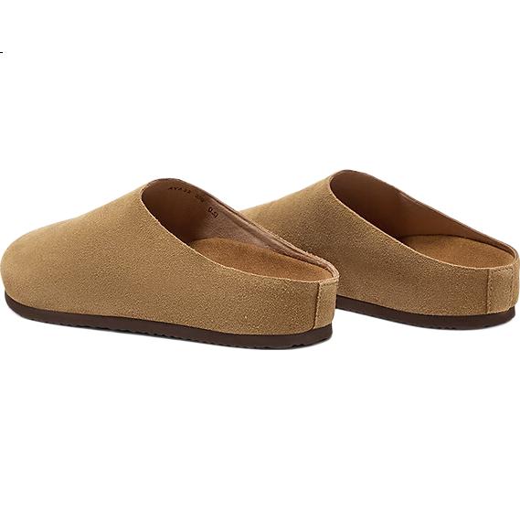 Bata Women's Shoes, Spring Autumn Winter British Style Cowhide Leather Comfortable Slip-On Mules AYR22AH5