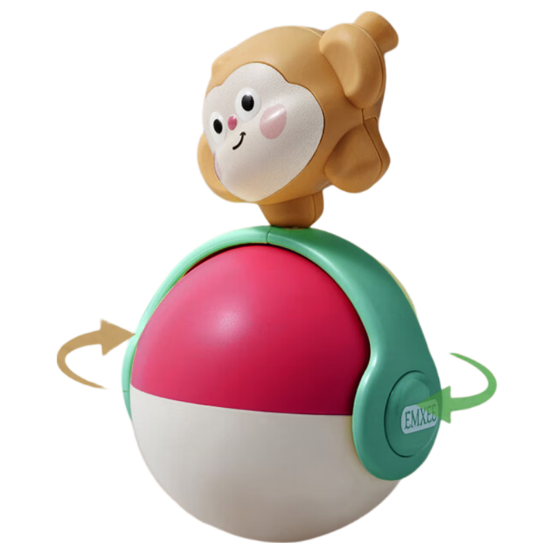 COOKSS Baby Wobbly Toy Infant Crawling Toy Soothing Newborn Early Learning Head Lifting Training Toy for 1-3 Years Old