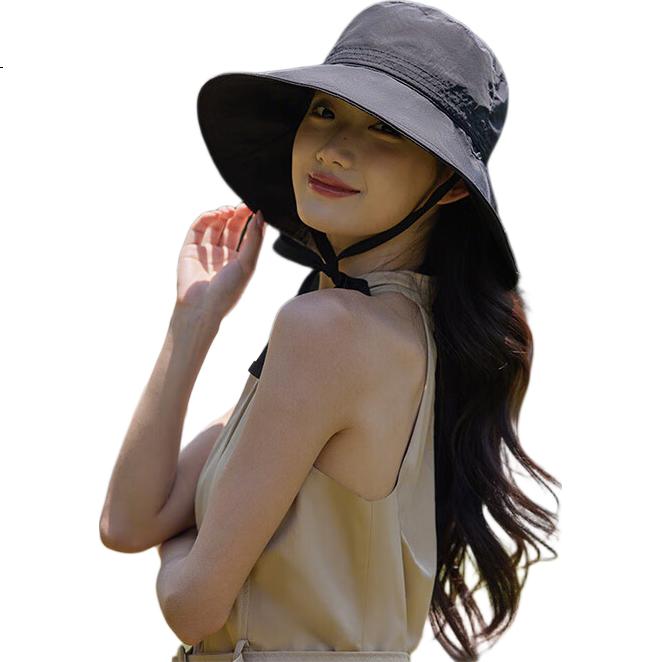 MMOPTOP Women's Straw Hat, Lightweight Summer Style, Quick-Drying Wide Brim Sun Hat for Cycling, Windproof, Outdoor UV Protection Sun Hat