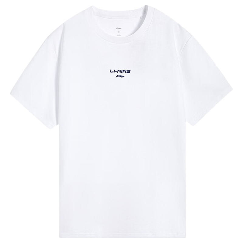 LI-NING Men's Classic Casual Short Sleeve Sports T-Shirt Summer Comfortable Breathable Running Fitness Top