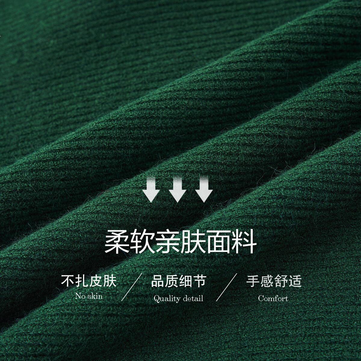 Dme Ballet-Style Set, Spring And Autumn Round Neck High-Elastic Knit Sweater, Mesh Spaghetti Strap Dress, Flowing Two-Piece Set for Women, Dark Green, M
