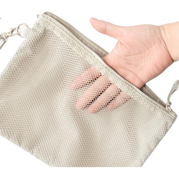 Banzheni Travel Toiletry Organizer Cosmetic Bag, Large Capacity Handheld Portable Double Zipper Compartmentalized Small Items Luggage for Men And Wome