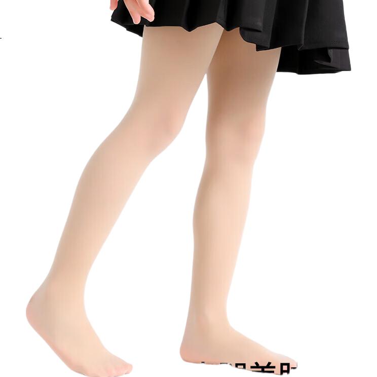 Barbie Children's Tights, Spring And Autumn Bare Leg Effect, Girls' Dance Socks, Skin Color Leggings, Flesh-Colored Thigh-High Stockings