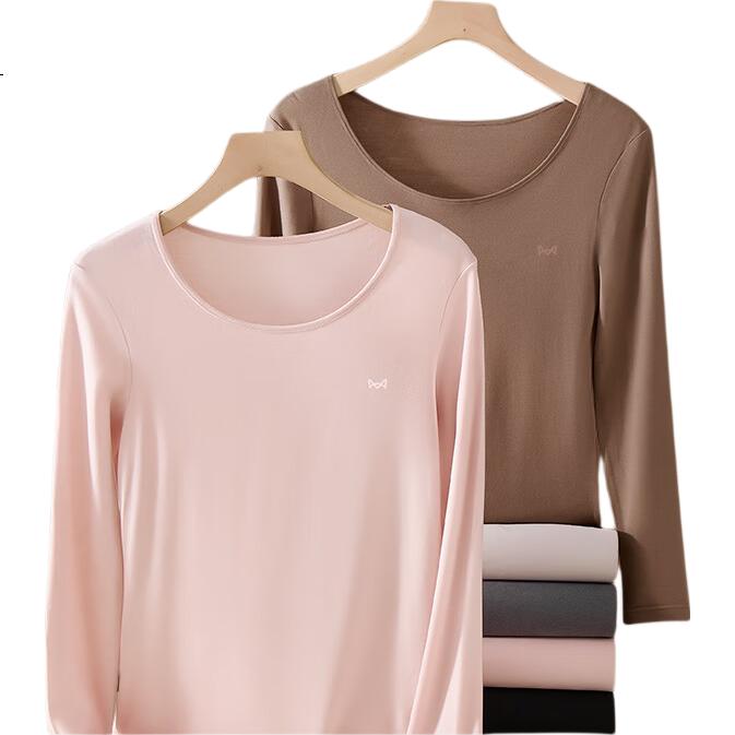 MiiOW [0 Polyester Terylene Wool] Acrylic Thermal Women's Warm Underwear Thin Autumn Thermal Set