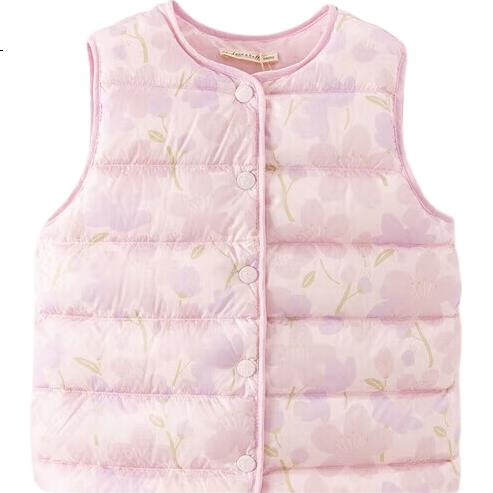 DAVE & BELLA Baby Down Vest Winter Thickened Down Innerwear for Boys and Girls Children