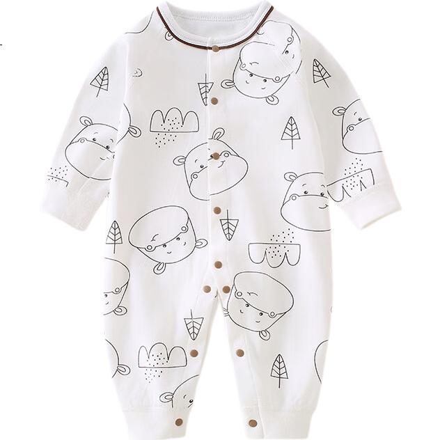 Baby Infant Cotton Romper Spring Autumn Newborn Long Sleeve Bodysuit Four Seasons