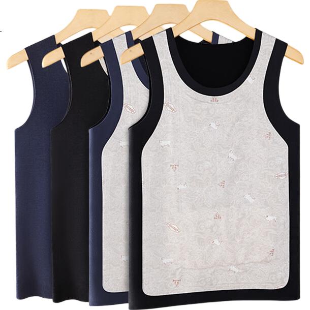 MiiOW Seamless Thermal Wool Waist Support Innerwear Fleece-Lined Thickened Vest Sleeveless Jacket Autumn Winter