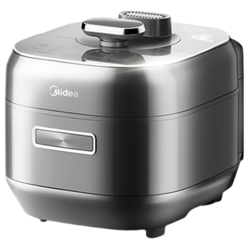 Midea Electric Pressure Cooker, Non-Stick Low-Fat 8-Minute Meal, 5L Rice Cooker with Automatic Air Release, Smart Home High-Pressure Cooker for 4-6 People, MY-S5881F