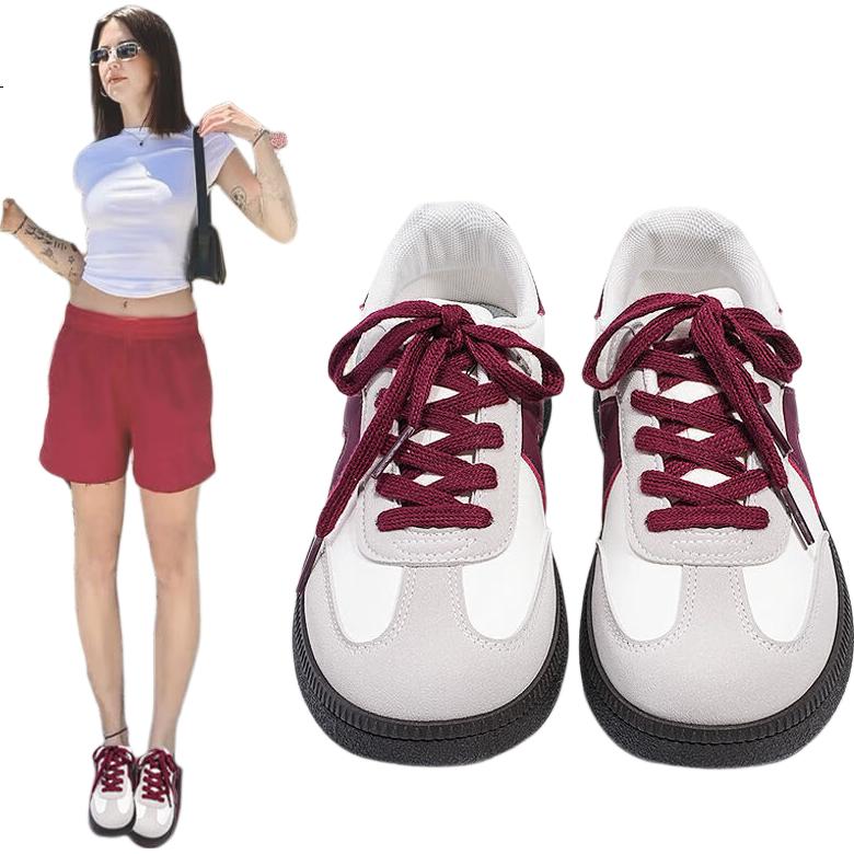 Global Blue Retro Training Shoes for Women 2025 New Spring and Autumn Style All-match Shoes Niche High-value Commuting Shoes