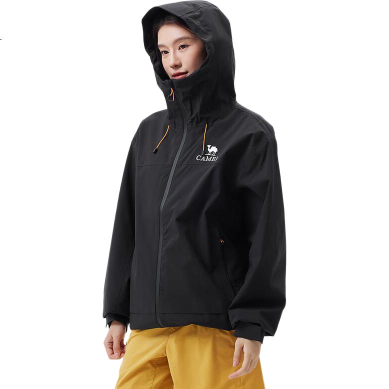 CAMEL Outdoor Hooded Loose-Fit Triple-Protection Casual Jacket Short Coat S