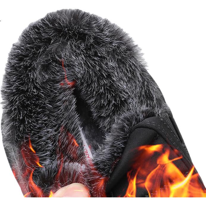 Anglerfish Old Beijing Cloth Shoes Winter Women's Middle-aged and Elderly Mom Fleece Thickened Warm Non-slip Cotton Shoes A8006 Red 36