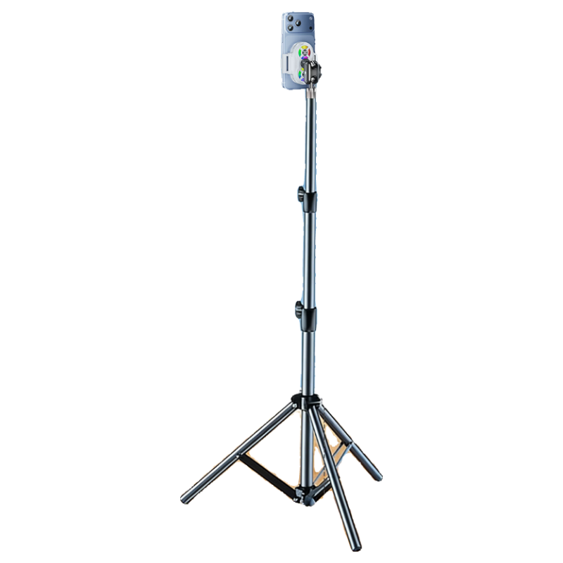 WITGOER Dual-Core Cooling 2.1m Floor Stand Smart Digital Display Mobile Phone Cooler Semiconductor Cooling Live Streaming Gaming Back Clip