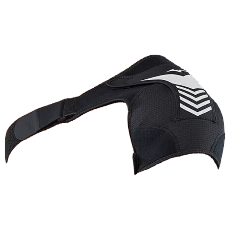 Mizuno Sports Shoulder Support Sleeve for Badminton, Basketball, Fitness Training, Adjustable Breathable Compression Shoulder Pad Protective Gear