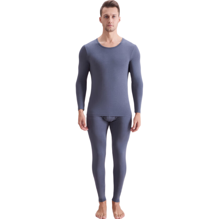 COVER ORANGE Men's Thermal Underwear Winter Set Modal Antibacterial Antistatic High Elasticity Temperature Lock Comfortable