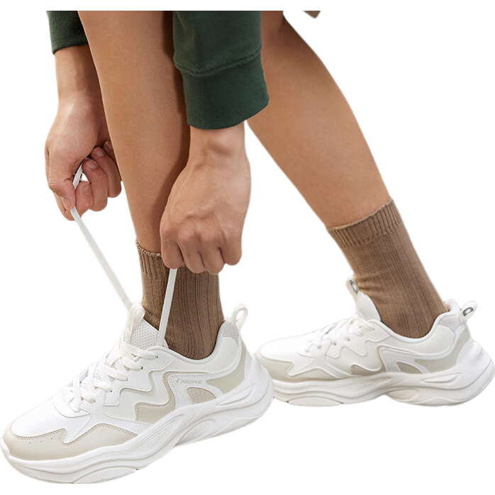361° Men's Retro Cushioning Running Casual Sneakers Height Increasing Horn Bag Autumn Winter 672536781-1