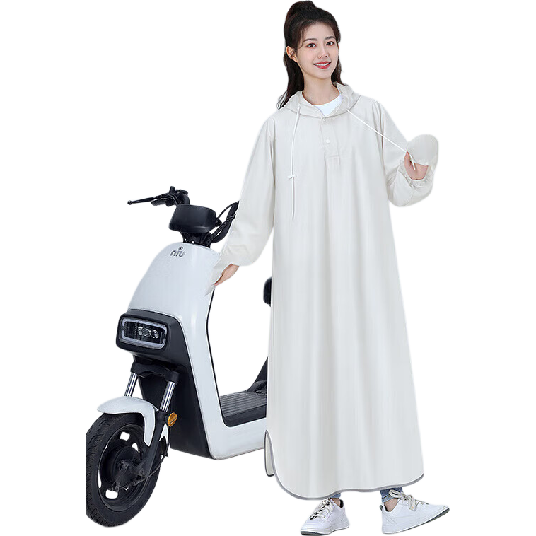 BWNK Electric Bike Raincoat Rain Poncho Double and Single Parent-Child One-Piece Oxford Cloth Unisex Extra Large Waterproof