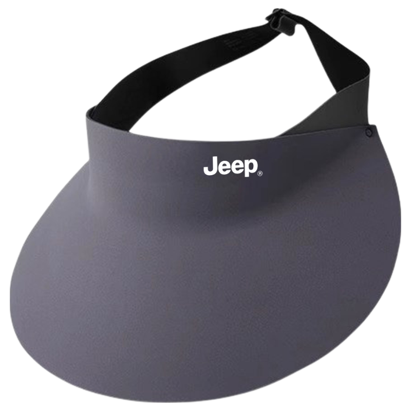 JEEP Jeep Sun Protection Open-Top Hat Men's Summer Outdoor Sports UV Protection Adjustable Sunshade Cap