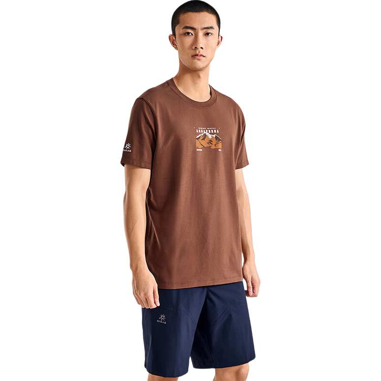 KAILAS Kailas Unisex Annapurna Peak Cotton T-Shirt Spring Summer Outdoor Hiking Breathable Short Sleeve Men Women