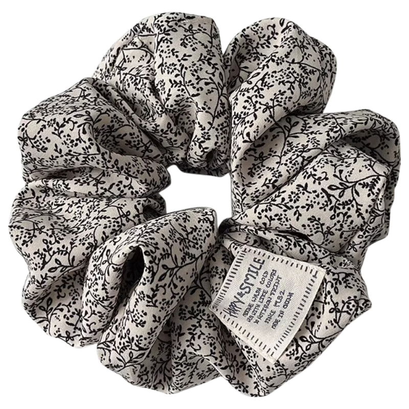 Chense Elegant Floral Hair Tie, Women's Fashionable Headband, High-Elasticity Durable Hair Elastic Band, Hair Tie