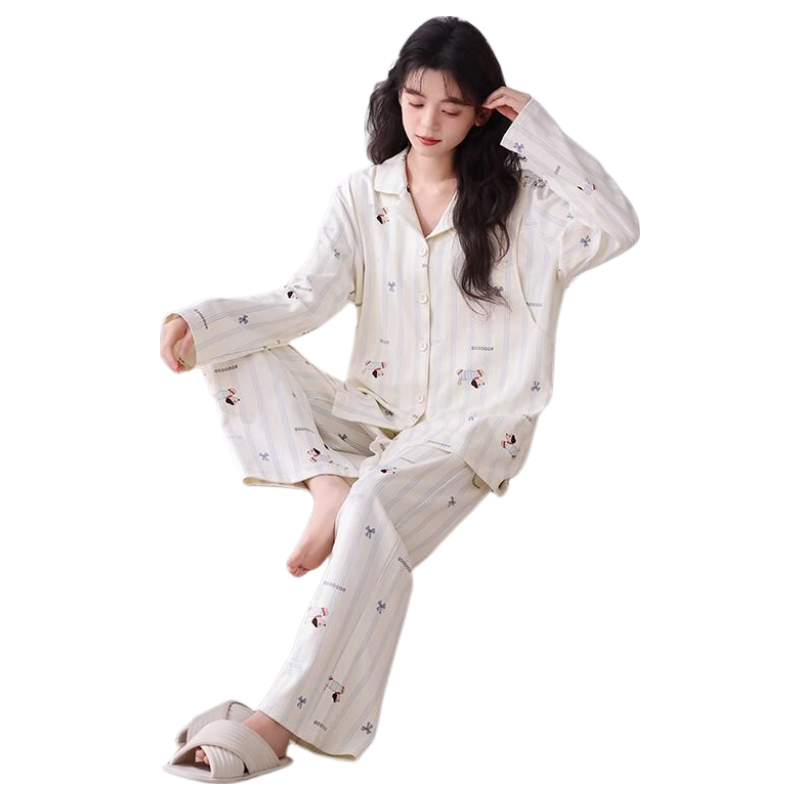 JOYNCLEON Maternity Cotton Postpartum Pajamas Spring Summer Thin Nursing Homewear Set XL Jyz212991