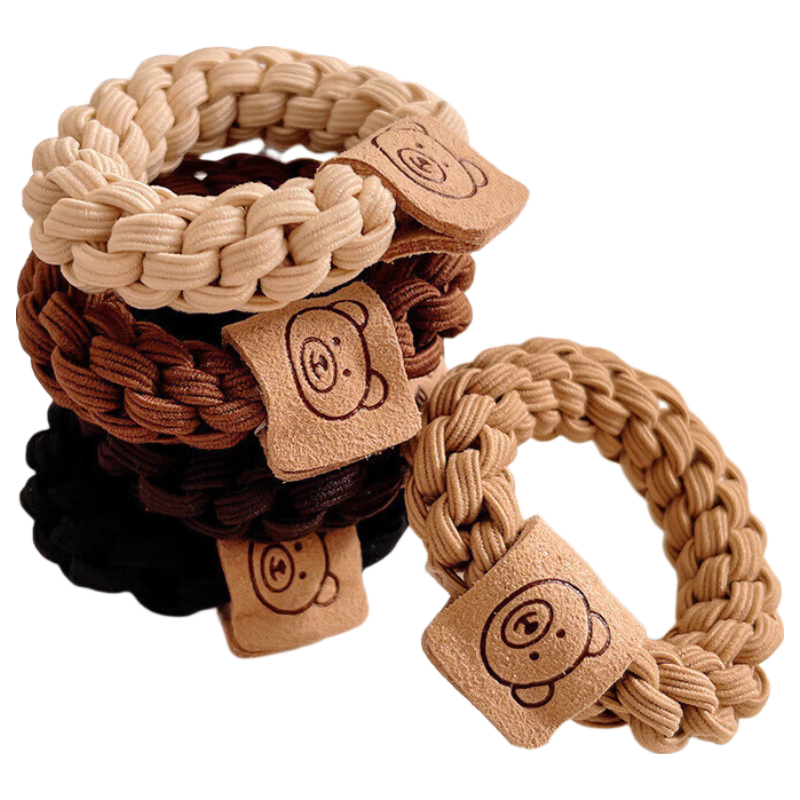 Chense Hair Ties [5 Mixed Colors], Seamless High Ponytail Hair Bands, High Elasticity Rubber Bands for Girls' Hair Ties And Scrunchies