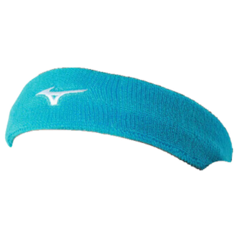 MIZUNO Sports Headband for Men And Women, Running Basketball Fitness Sweat-Absorbing Breathable Headband 006-29 Light Blue Single Band