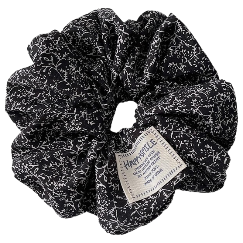 Chense Elegant Floral Hair Tie for Women, Fashionable Hairband with High Elasticity, Durable Rubber Band for Hair Tying
