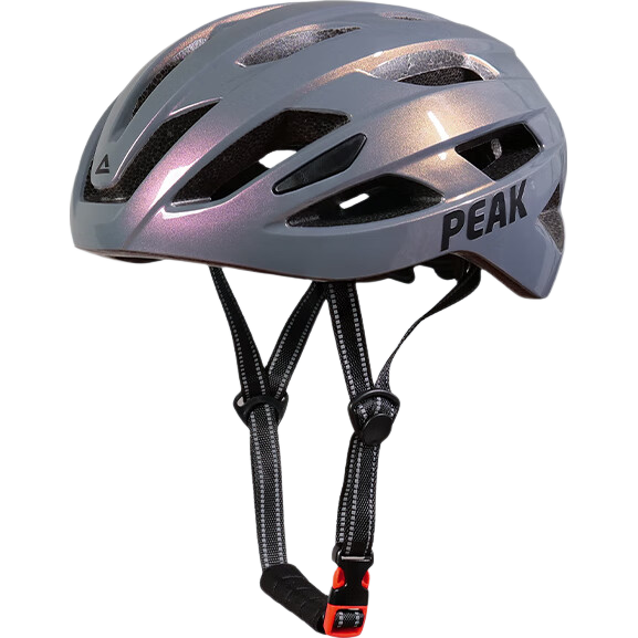 PEAK Bicycle Helmet for Men And Women, One-Piece Molded Safety Helmet for Mountain And Road Bikes, Ventilated Cycling Helmet, Gradient Purple