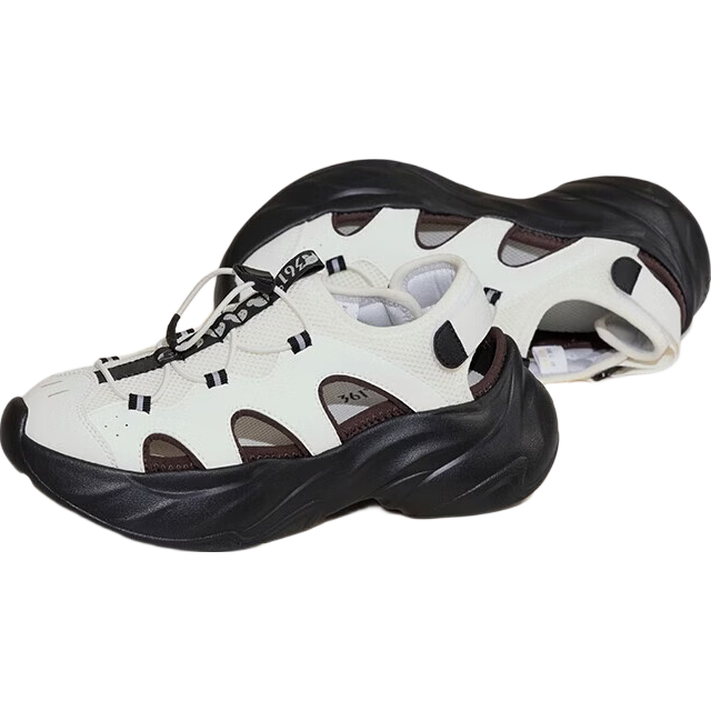 361° Sports Slippers, Thick-Soled Crocs-Style Clogs for Women, Summer Outdoor Water-Walking Mary Jane Sandals, 682526715-1