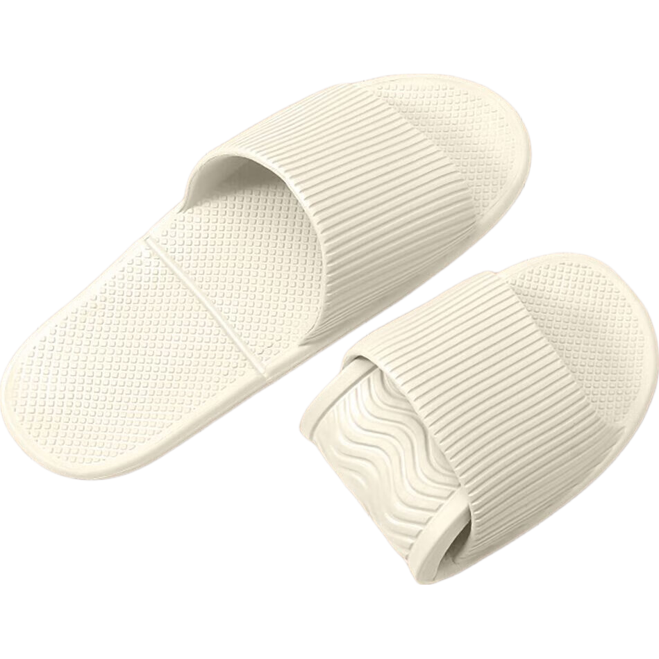 BWNK Foldable Travel Slippers Lightweight Unisex Non-Slip Portable Shower Hotel Beach Disposable Slippers Size 40-41