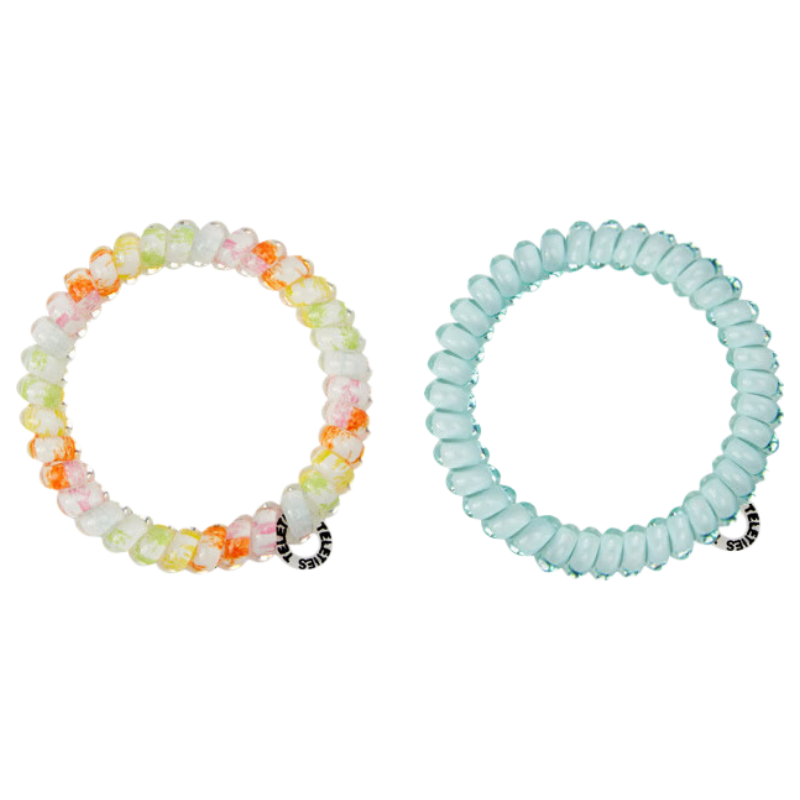 TELETIES Phone Cord Hair Tie Elastic Hair Band Hair Accessory Children's Day Gift Girl Spring Vibes Medium Size