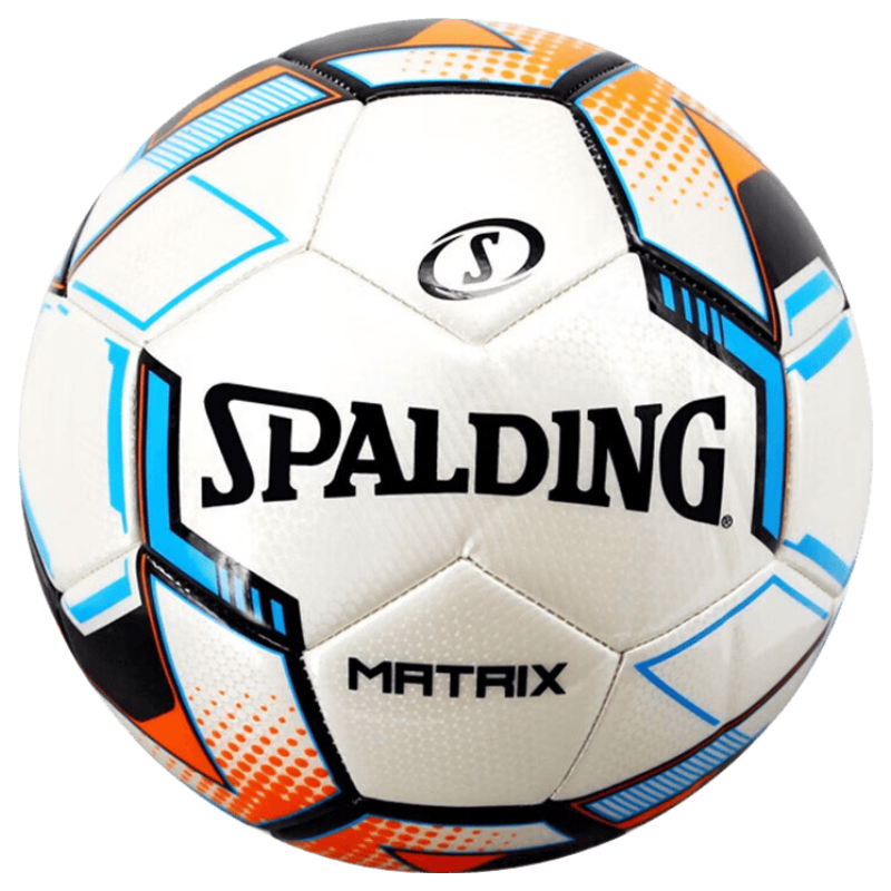 SPALDING Soccer Machine-Stitched Size 5 Durable Soft Ball for Adults And Children Training And Competition 64-968Y Blue/orange
