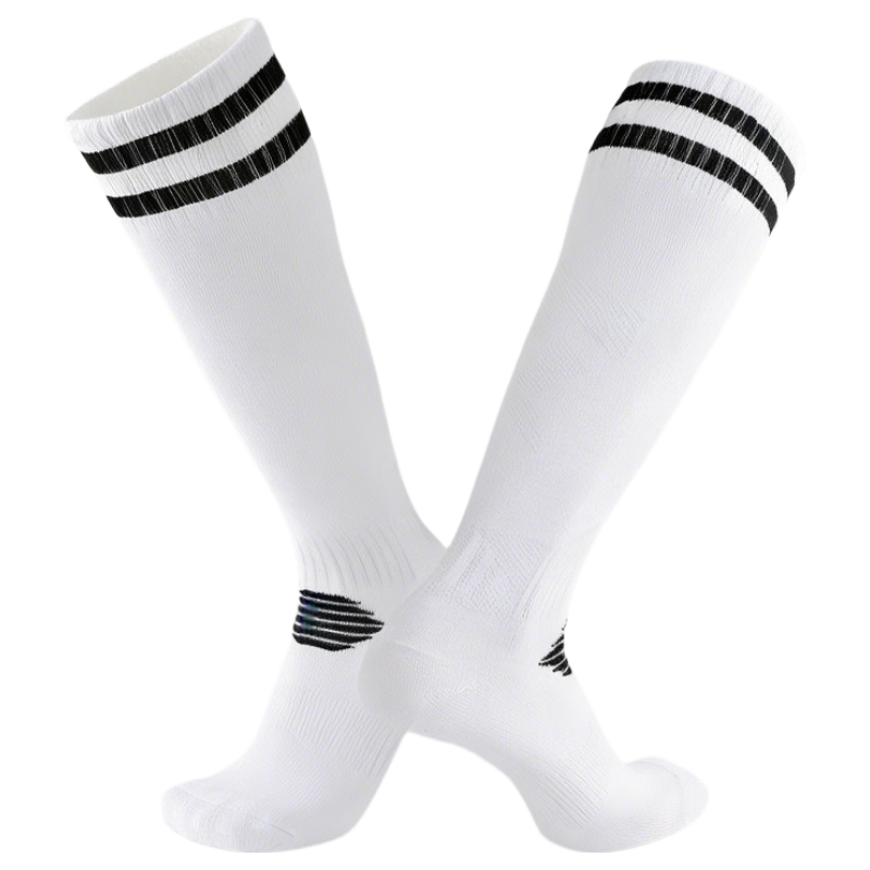 Lihai Wolf Men's Cotton Long Over-the-Knee Football Socks Thin Non-Slip Breathable Sports Socks Children's Football Training Socks
